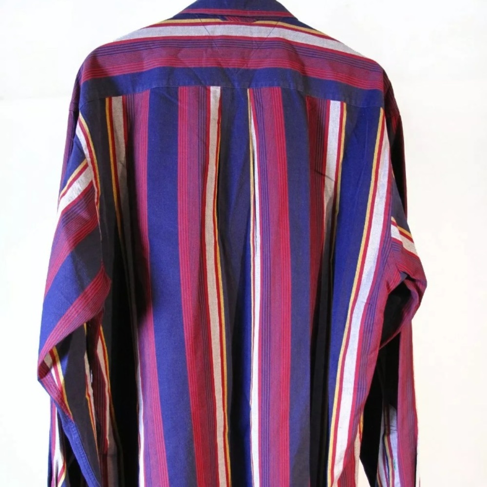 Tommy Hilfiger Striped Button Down Shirt 90’s